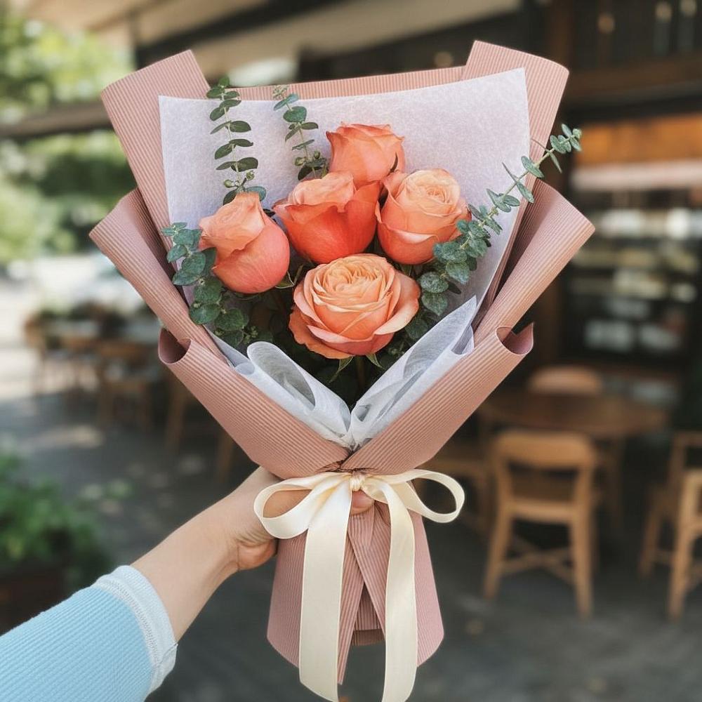 Букет цветов из: Розы в Азово