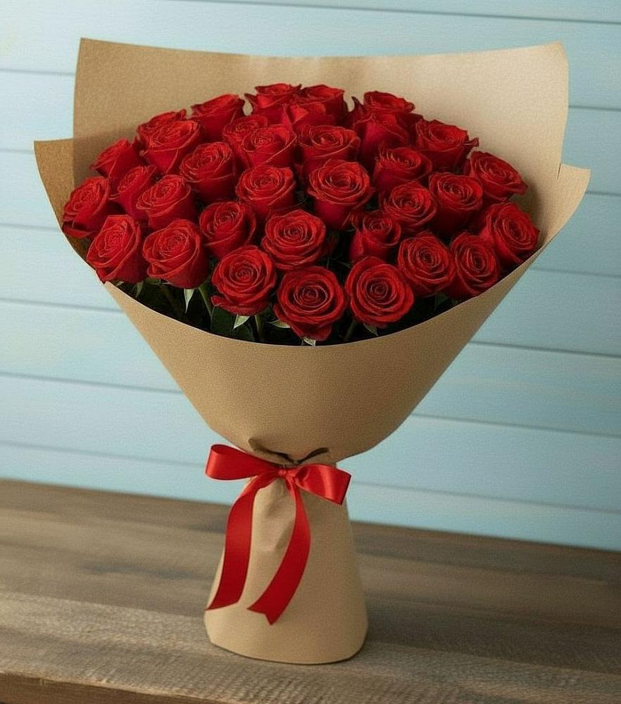 Букет Красные розы Милано в Азово