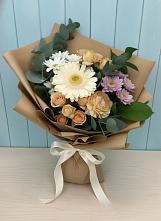 Букет цветов из:  Герберы и Хризантемы в Азово