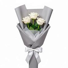Букет 3 белые розы #REPLACE_PRED# Азово
