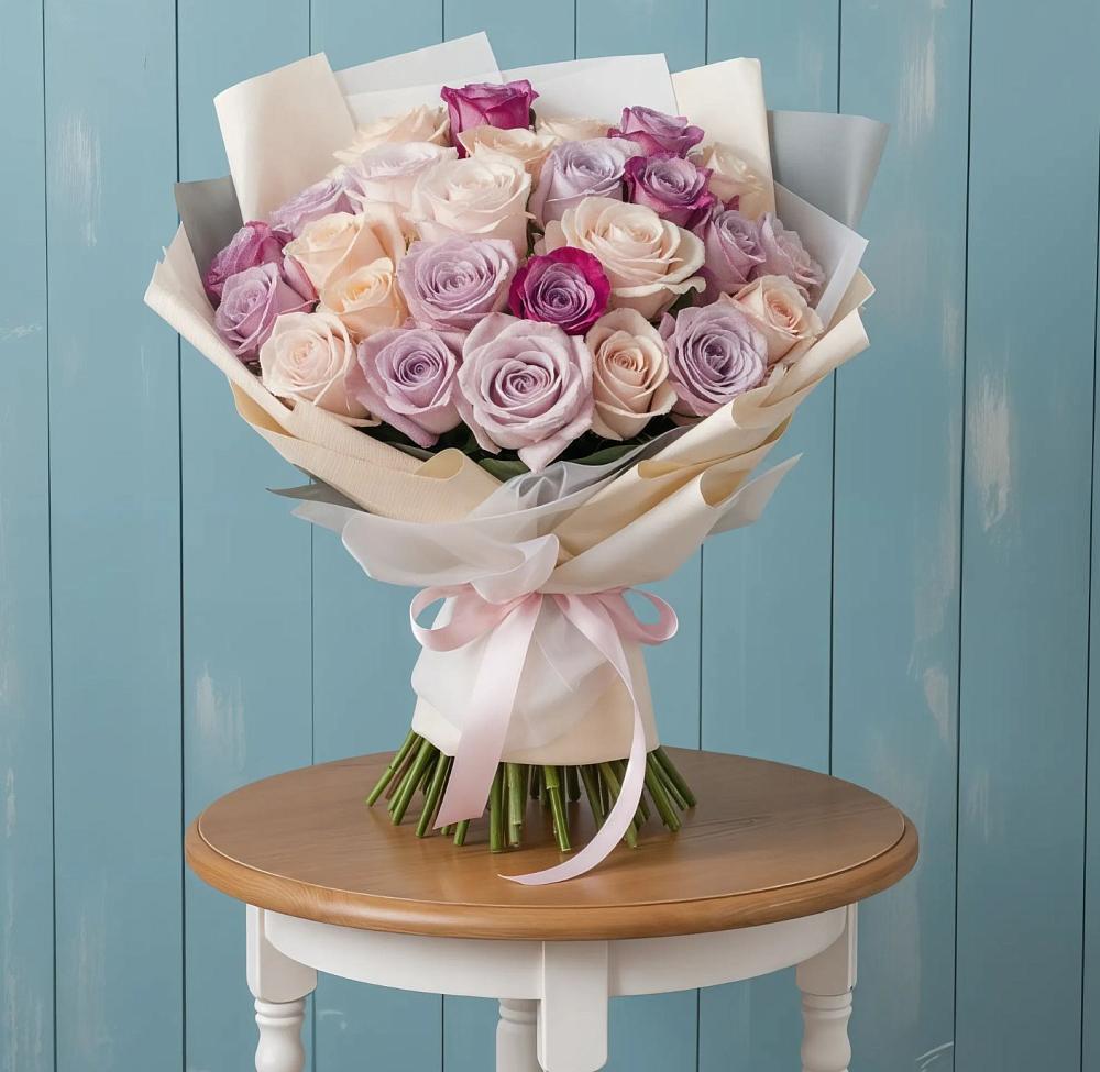 Букет цветов из: Розы в Азово