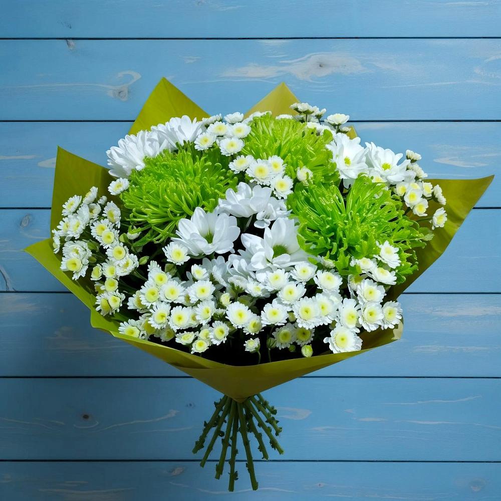 Букет цветов из: Хризантемы в Азово