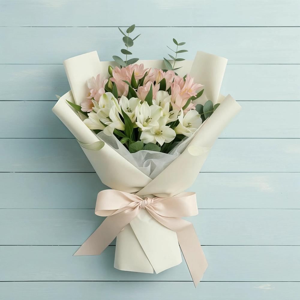 Букет цветов из: Альстромерии в Азово