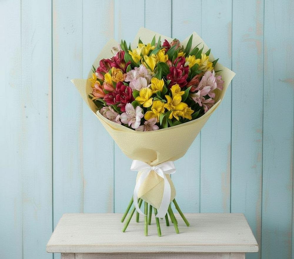 Букет цветов из: Альстромерии в Азово
