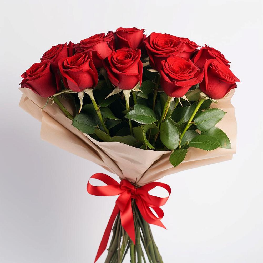 Букет 11 Красных роз Эдлесс Лав в Азово