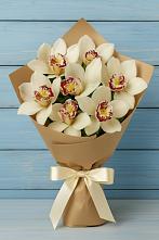 Букет цветов из:  Орхидеи и Розы в Азово